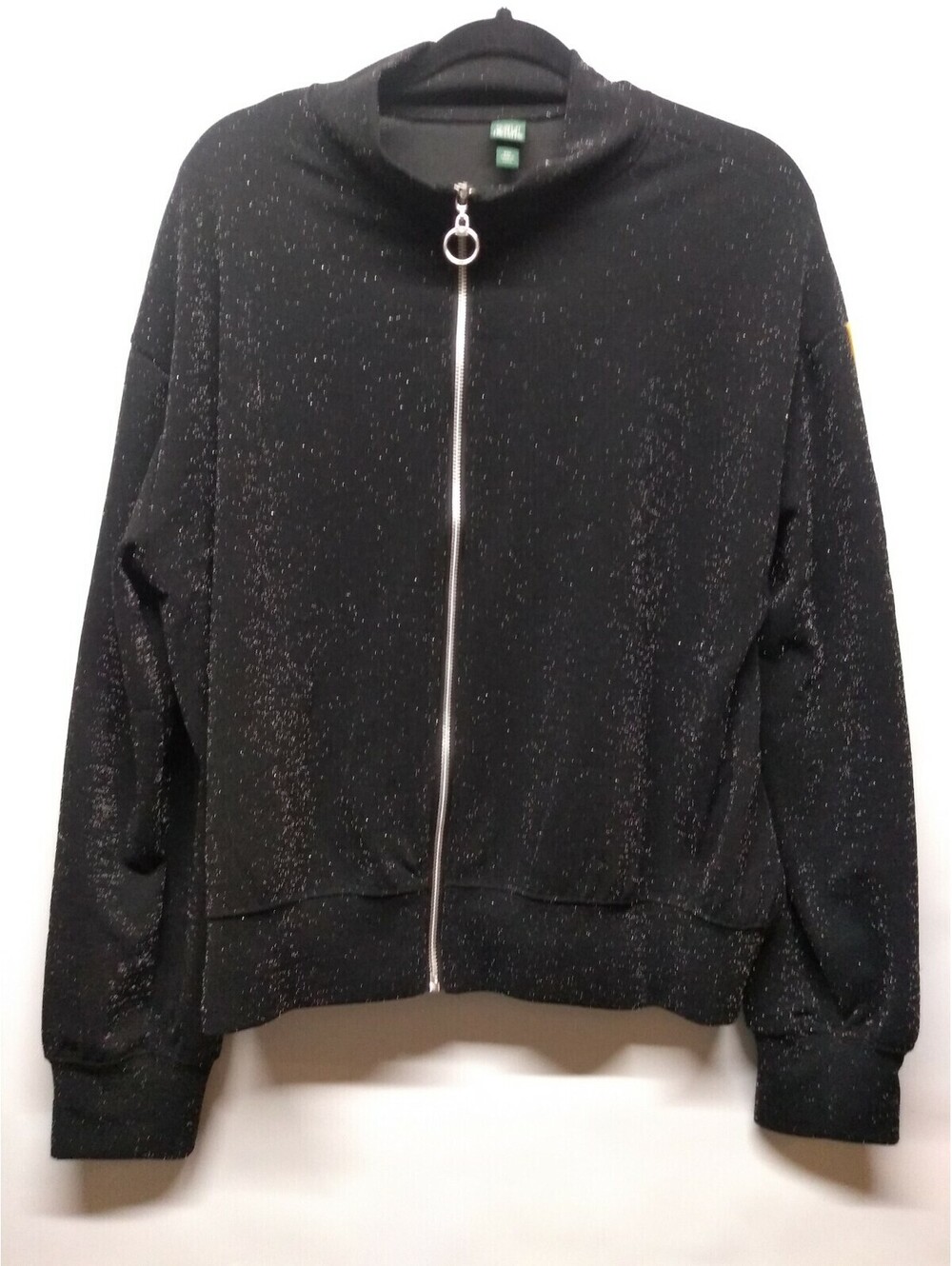Wild Fable Jacket 2xl Sparkle With Orange Stripe On Sleeves 018